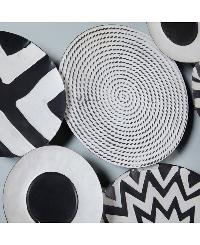 Luxen Home Abstract Metal Wall Art Macy's