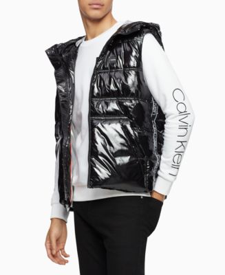 Calvin Klein Men's Hooded Puffer Vest & Reviews - Coats & Jackets - Men -  Macy's