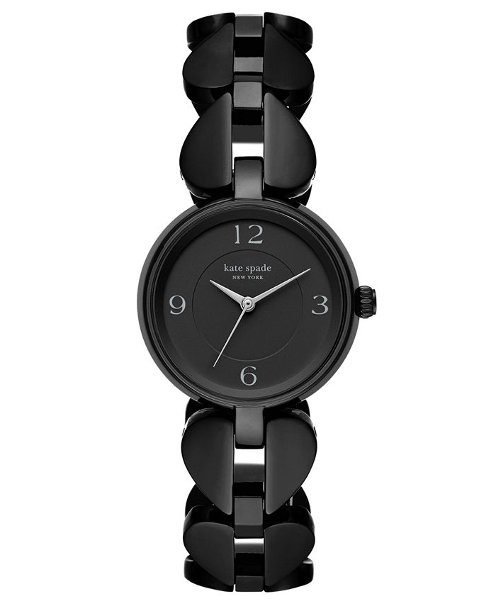 kate spade new york Women's Annadale Black Spade Stainless Steel Bracelet  Watch 30mm & Reviews - All Watches - Jewelry & Watches - Macy's