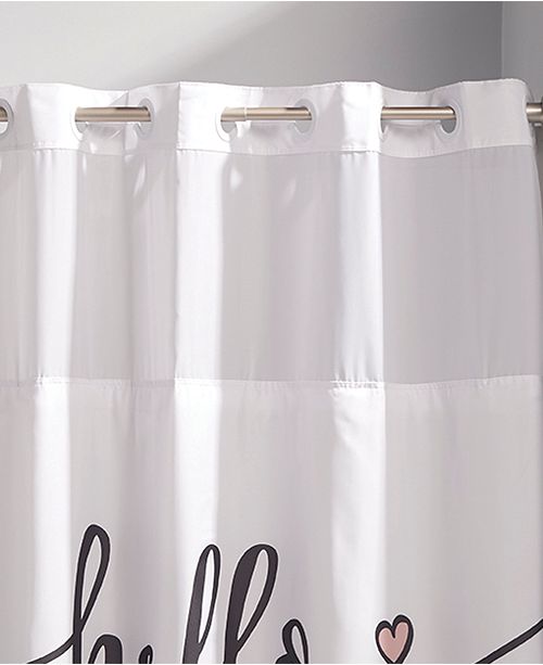 Hookless Hello Gorgeous Shower Curtain Reviews Shower Curtains Bed Bath Macy S