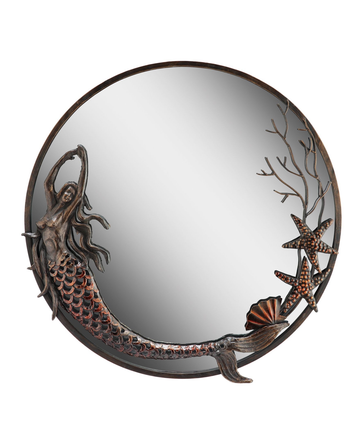 Home Mermaid Mirror - Bronze