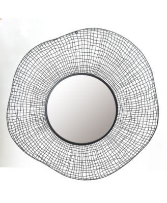 Luxen Home Metal Wire Frame Wall Mirror