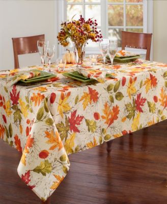 Elrene Autumn Leaves Collection & Reviews - Table Linens - Dining - Macy's