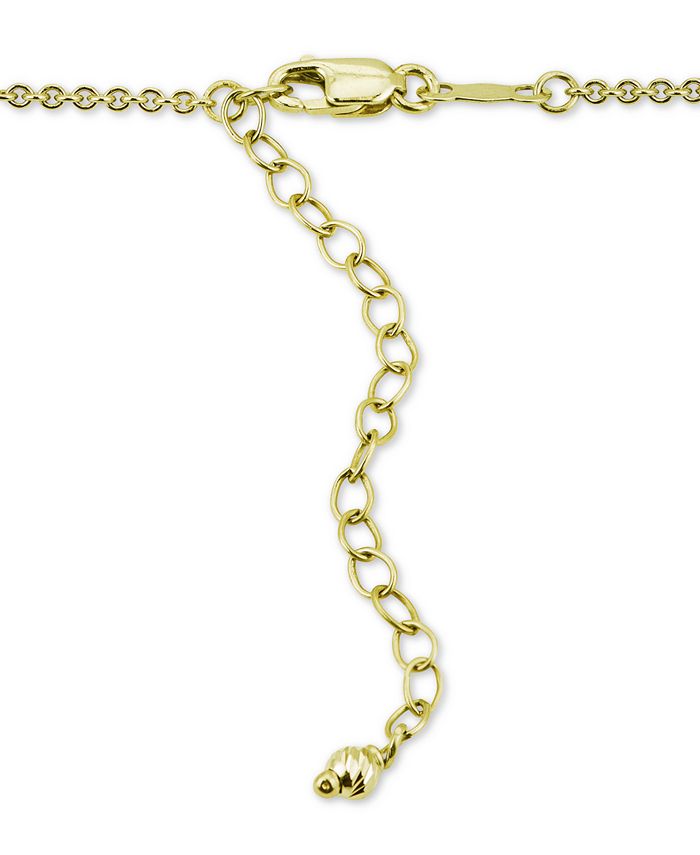 Macy's - Cultured Freshwater Pearl (9mm) & Bead Statement Necklace in 14k Gold-Plated Sterling Silver, 18" + 2" extender