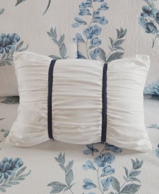 Zennia Seersucker 7-Pc. Comforter Set, King/California King