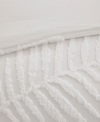 Bahari Palm Tufted 3-Pc. Comforter Set, King/California King