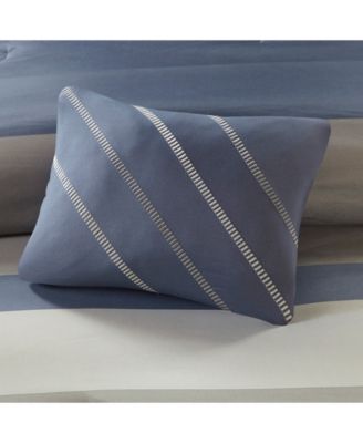 Marsden Striped Comforter Set, Full