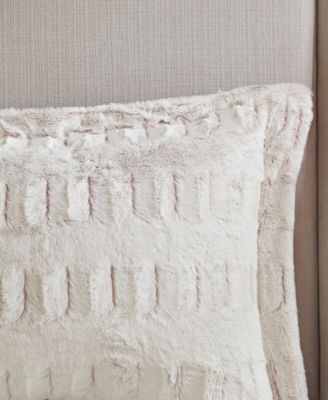 Madison Park Gia Faux-Fur 3-Pc. Comforter Set, King/California King