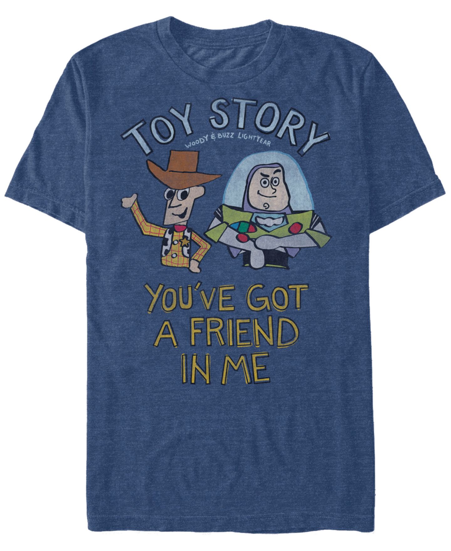 Мужская футболка Fifth Sun Disney Pixar Toy Story You've Got a Friend Short Sleeve, цвет: Тёмно-синий — фото 1