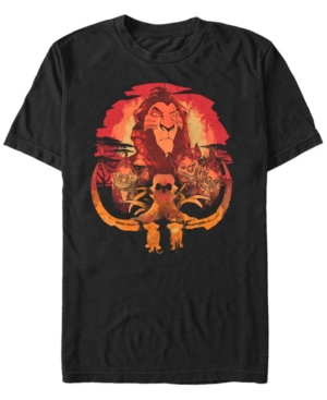 Disney Men's The Lion King Treacherous Road Ahead Short Sleeve T-Shirt