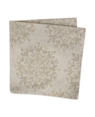 Winter Sparkle Jacquard Napkin Set