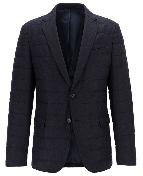 Hugo Boss Boss Men S Havon Slim Fit Quilted Blazer Reviews