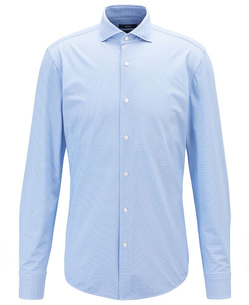 Hugo Boss Boss Men S Slim Fit Italian Performance Stretch Shirt