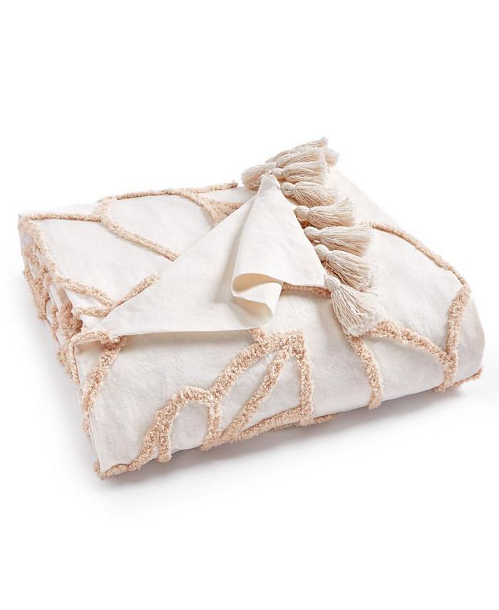 Lucky Brand CLOSEOUT! Tufted Floral Full/Queen Bed Cover Macy's