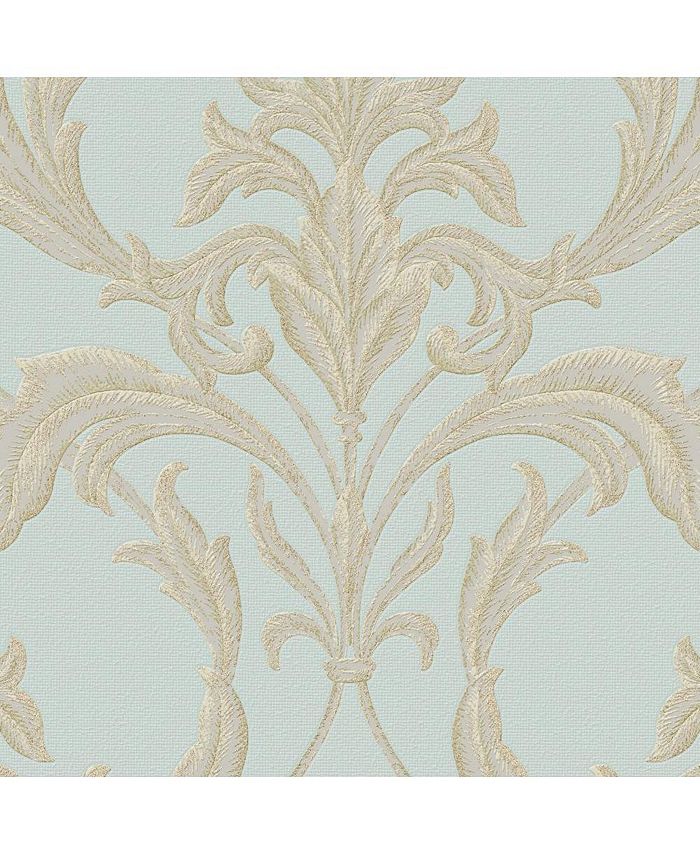 Graham & Brown Graham Brown Oxford Teal and Gold Wallpaper Macy's