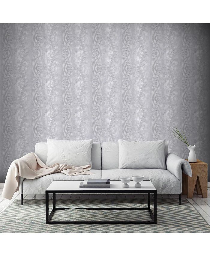 Graham & Brown Graham Brown Vermeil Stripe Charcoal Wallpaper Macy's