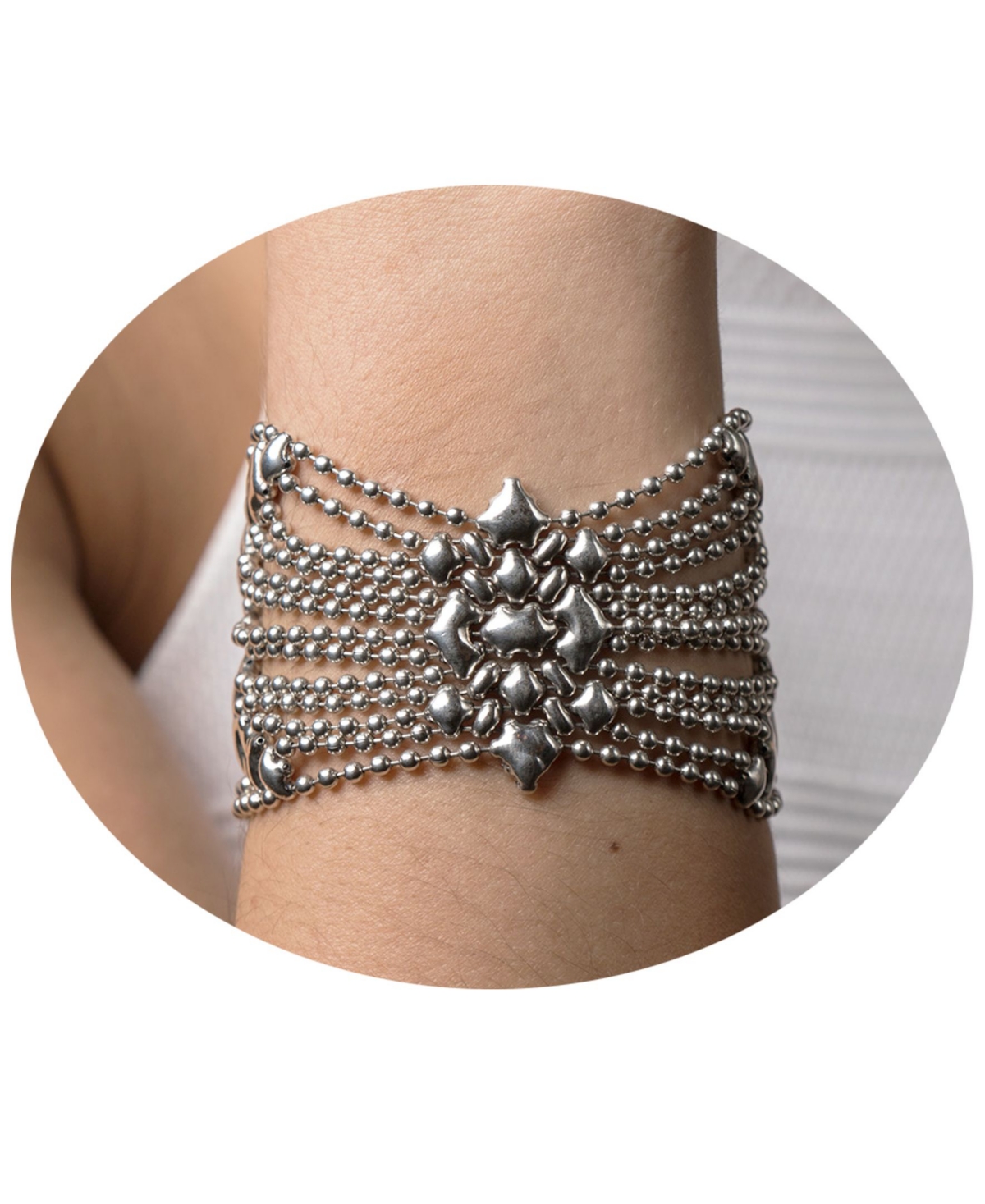 Sg Liquid Metal BMesh Bracelet in 7