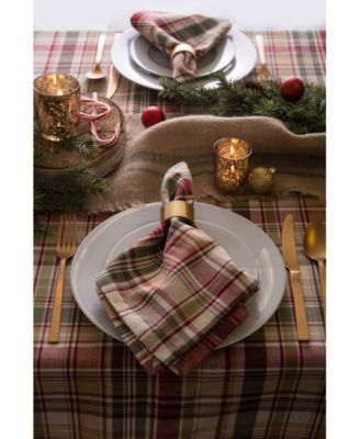 Give Thanks Plaid Tablecloth