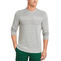 Club Room Men's Cotton Solid Textured Crew Neck Sweater