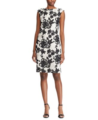 lauren ralph lauren floral lace dress