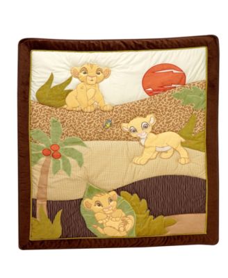 disney lion king 7 piece crib bedding set