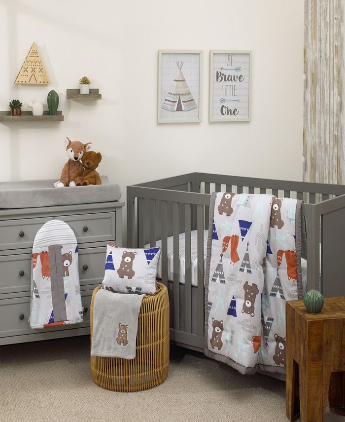 NoJo Animal Tribe 8Piece Crib Bedding Set Macy's