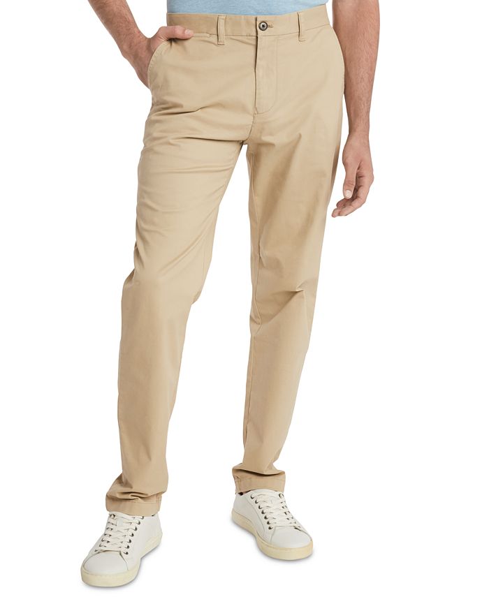 compressie viering Over het algemeen Tommy Hilfiger Men's TH Flex Stretch Custom-Fit Chino Pant, Created for  Macy's & Reviews - Pants - Men - Macy's