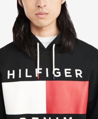 Tommy Hilfiger Men's Brooks Logo-Print Hoodie & Reviews - Hoodies ...