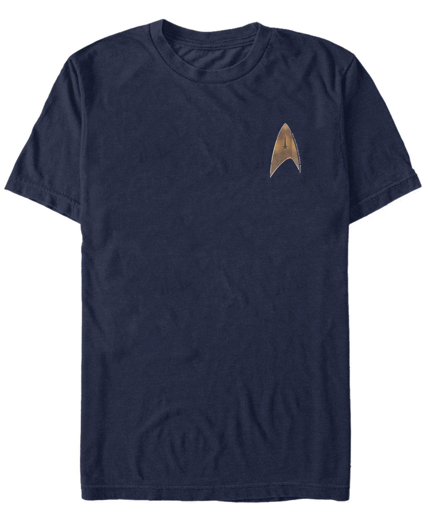 Мужская футболка Fifth Sun Star Trek Discovery Delta Command Badge Short Sleeve, цвет: Тёмно-синий — фото 1