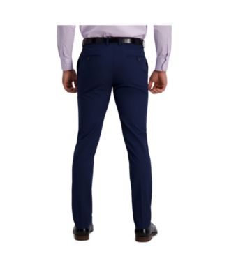 Louis Raphael Comfort Stretch Solid Skinny Fit Flat Front Dress Pant