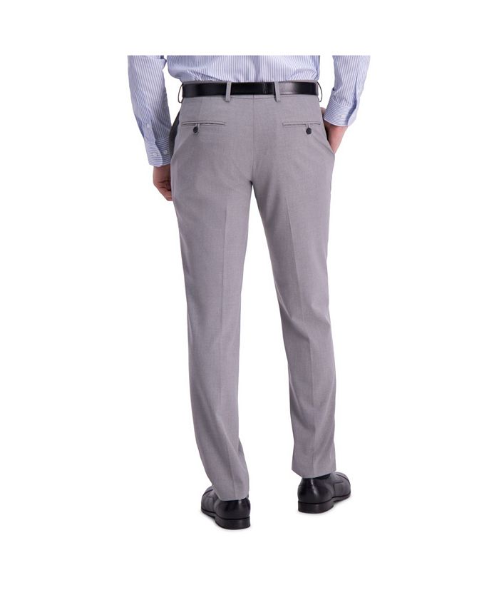Louis Raphael Comfort Stretch Solid Skinny Fit Flat Front Dress Pant ...