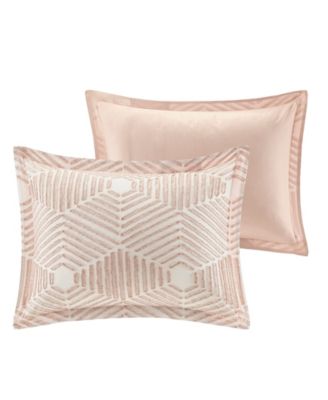 Ellipse Jacquard Cotton 3-Pc. Duvet Cover Set, King/California King