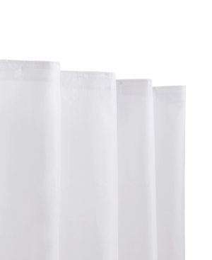 Kenney Fabric Shower Curtain Bedding In White