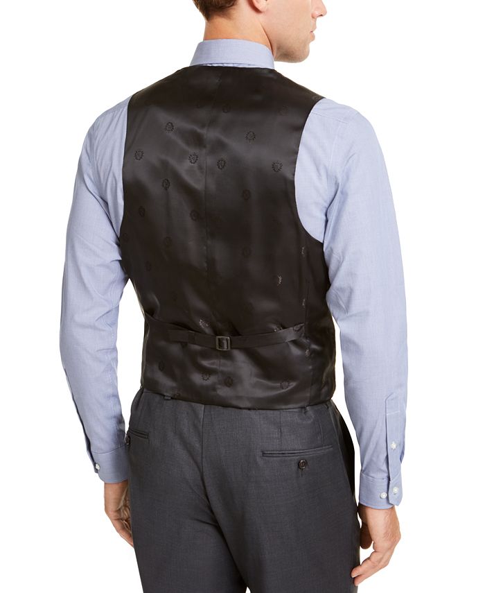 Lauren Ralph Lauren Men's ClassicFit UltraFlex Stretch Charcoal Solid Suit Vest Macy's