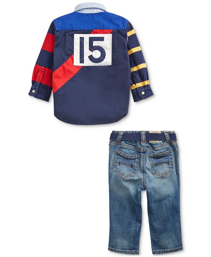 Polo Ralph Lauren Baby Boys Oxford Shirt & Jeans Macy's