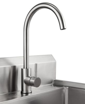 TRINITY Stainless Steel Utility Sink with Faucet