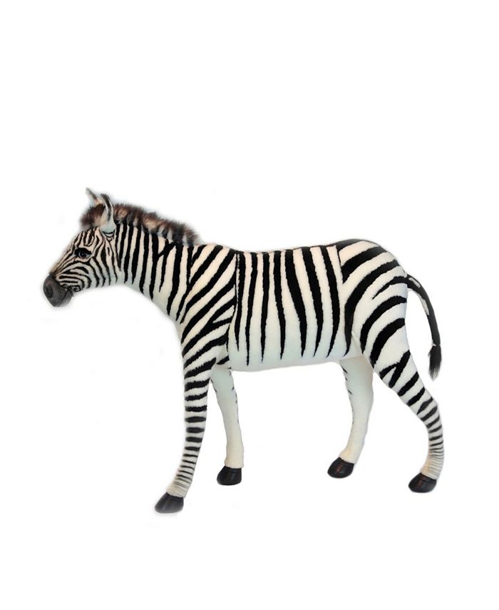 Hansa Zebra 5153 Peluche Morbido, Piccolo 15-35 Cm, Nero E Bianco, Realistico, Nuovo, UK Seller