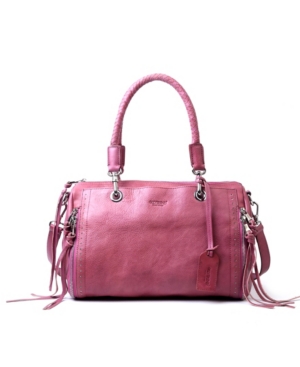 Old Trend Women's Genuine Leather Lily Satchel Bag In Orchid