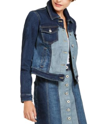 INC International Concepts - Denim Patchwork Jacket