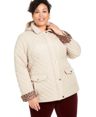 plus size quilted jacket