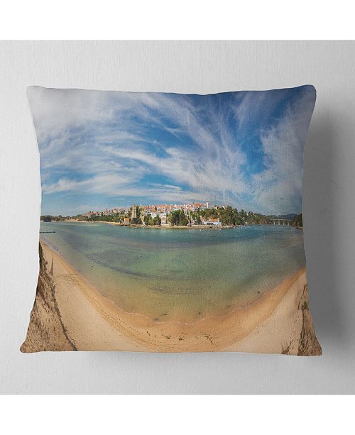 Design Art Designart Portuguese Maritime Village Panorama Seashore