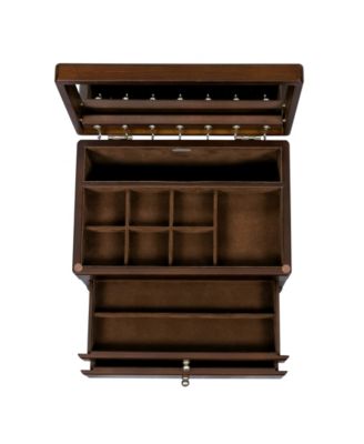 Mele Co. Brisbane Wooden Jewelry Box