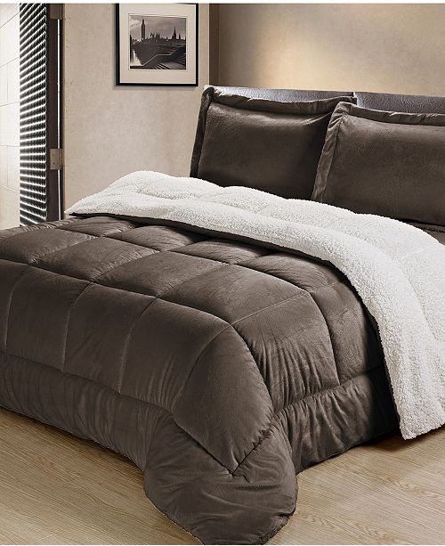 Cathay Home Inc Ultimate Luxury Reversible Micromink And Sherpa