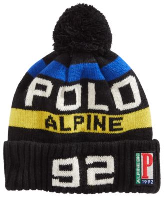 macy's polo hat and scarf