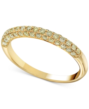 image of Yellow Diamond Band Ring (1/2 ct. t.w.) in 14k Gold