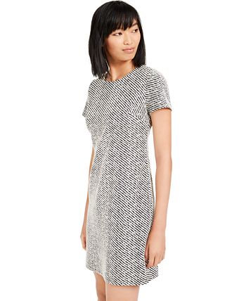 Calvin Klein Jacquard Pont Knit Sheath Dress Macy s