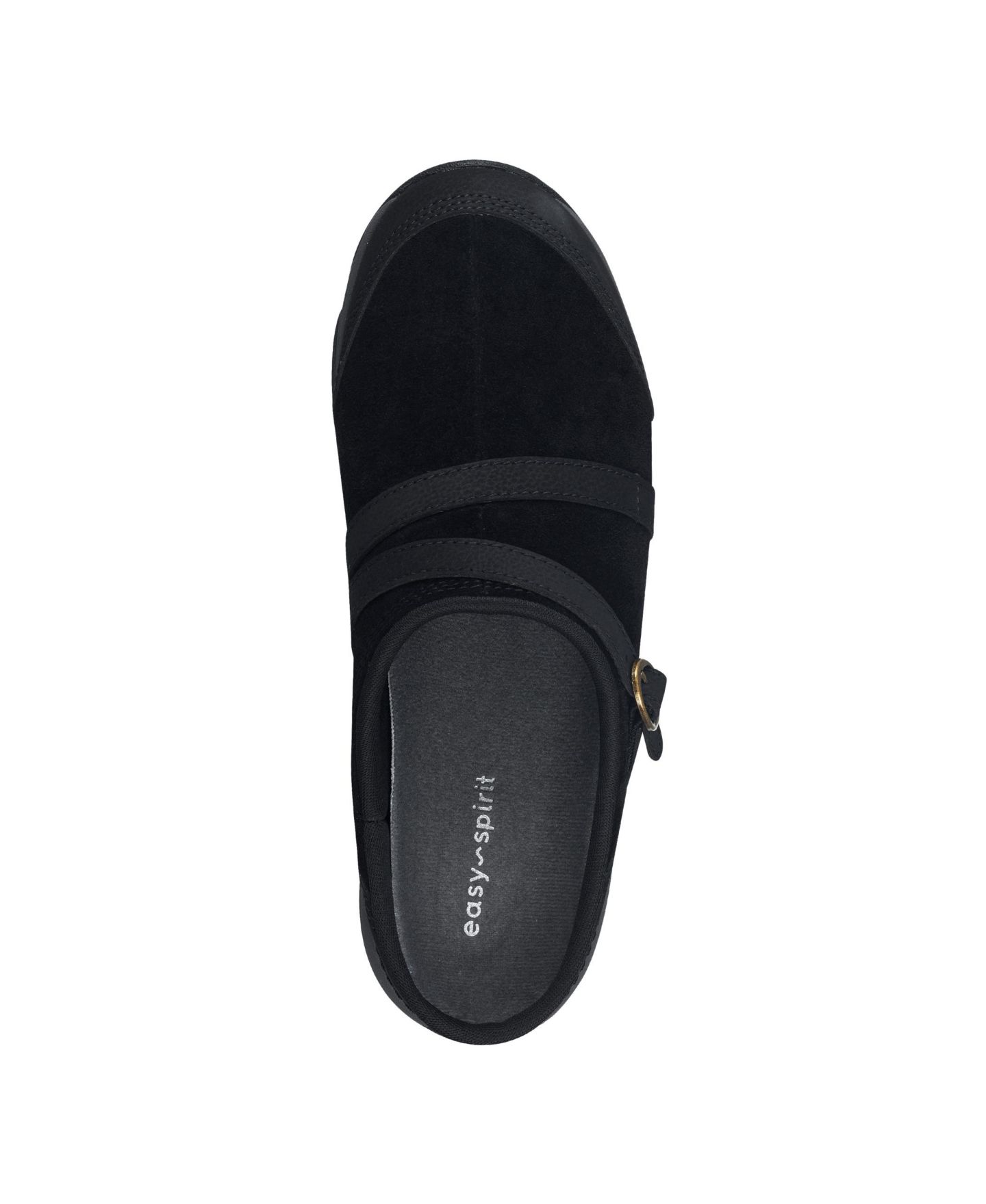 Женские сабо Easy Spirit Equinox Slip-On Mules, цвет: Чёрный замшевый — фото 4
