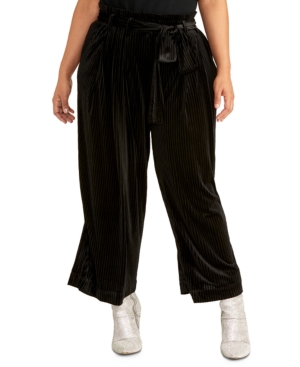 UPC 889177522696 product image for Rachel Rachel Roy Trendy Plus Size Rose Belted Pants | upcitemdb.com
