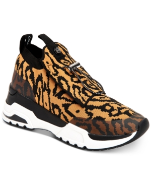 Calvin Klein Women's Hue Sneakers Women's Shoes In Leopard Natural