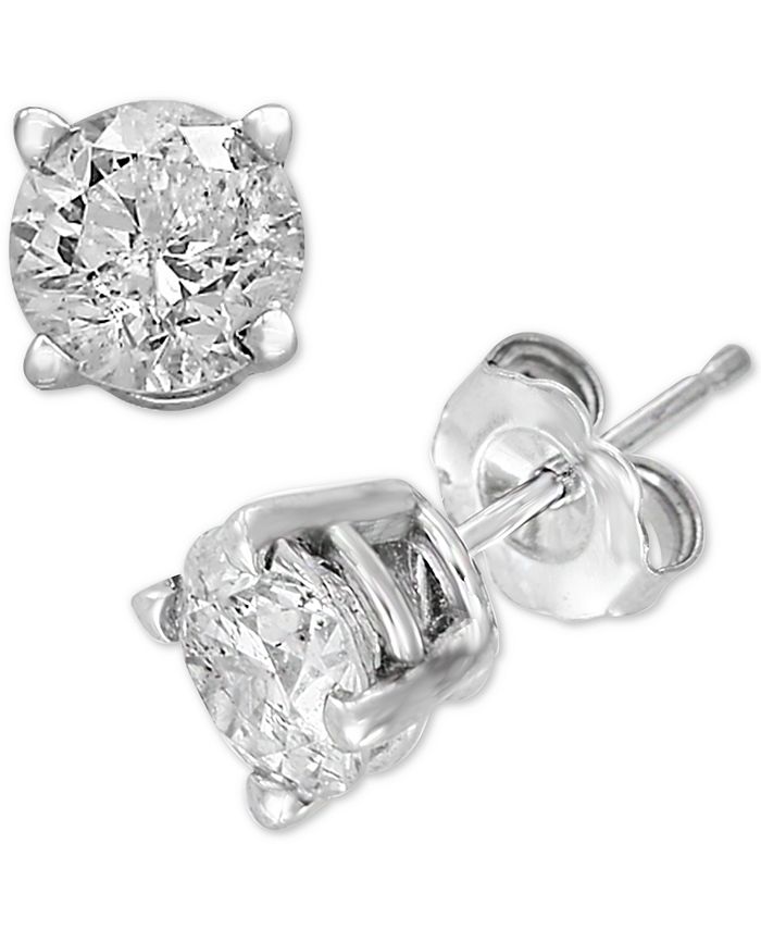 EFFY Collection - Diamond Stud Earrings (1/2 ct. t.w.) in 14k White Gold